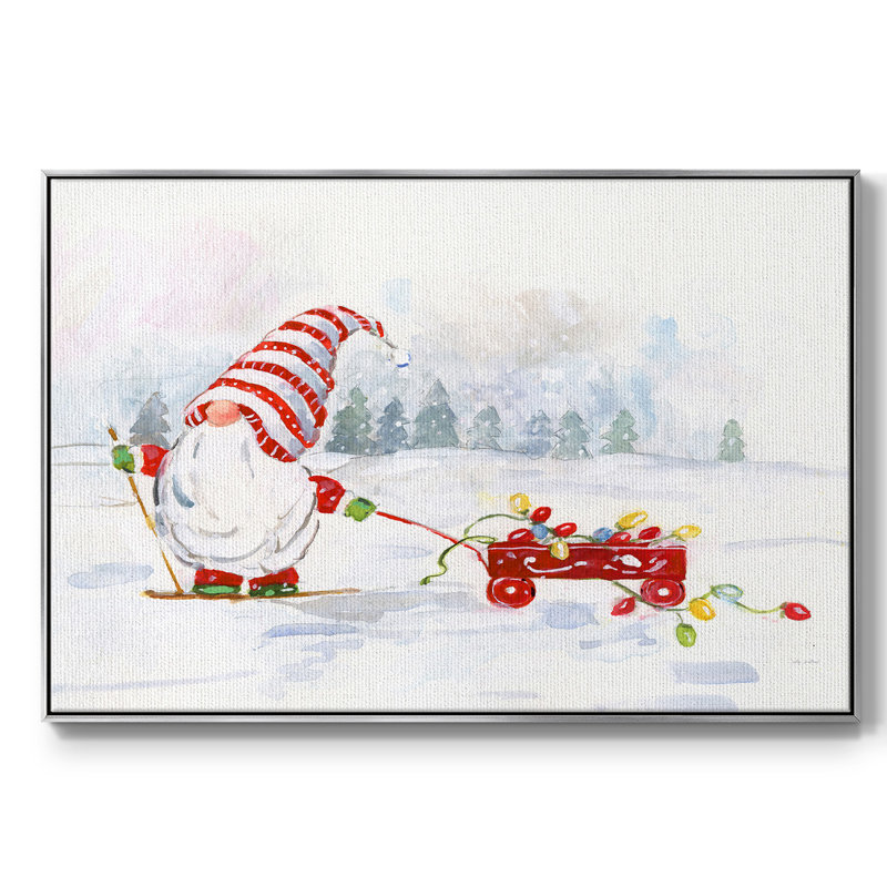 Gnome d'hiver II, Argent, H 27 po x l 41 po x P 2 po