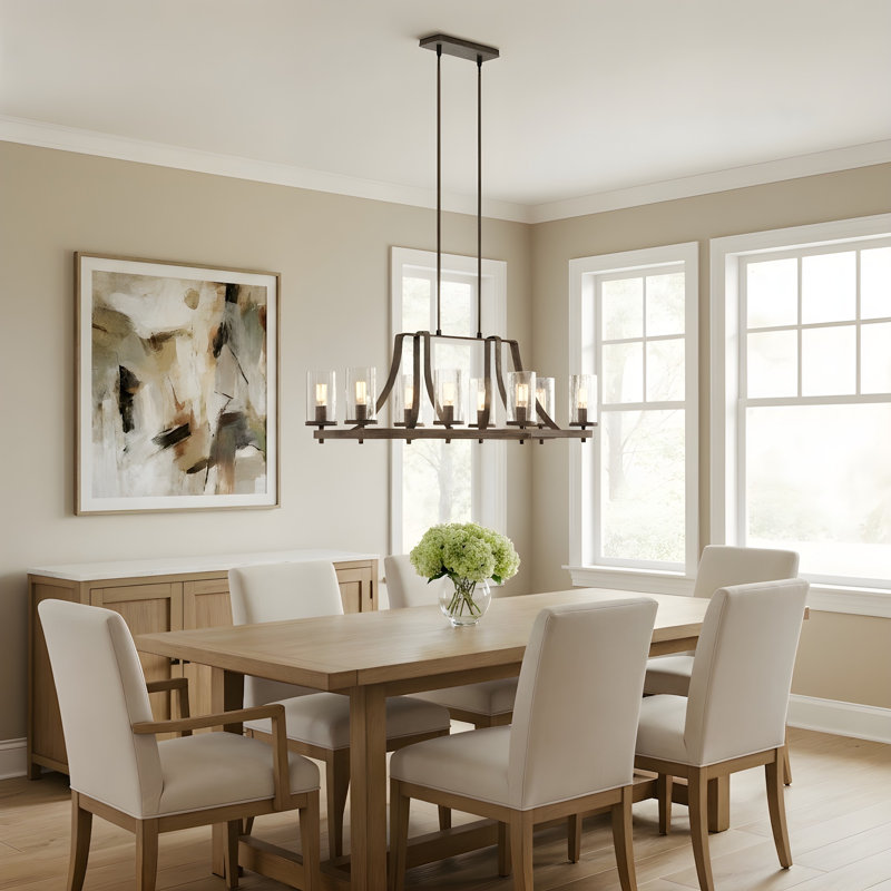 Lutz Scot 8 - Light Kitchen Island Linear Pendant