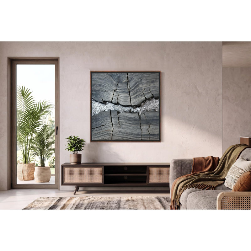 Silver Divide, 20" H x 20" W