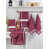 Claret Red/White selected