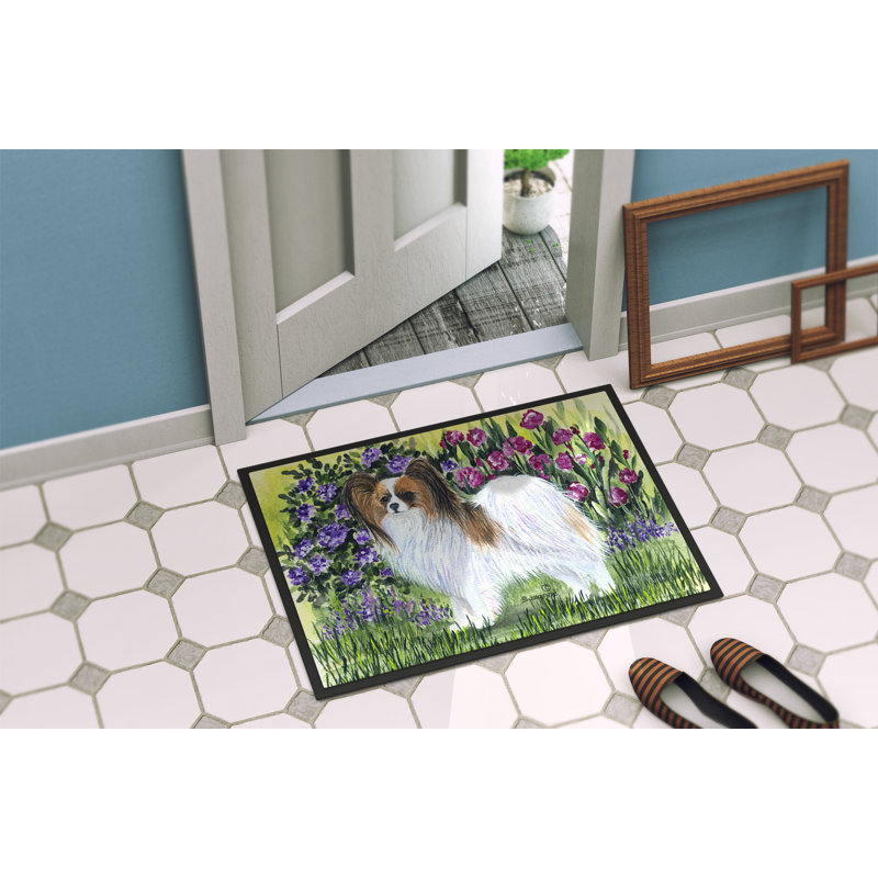 Paillasson d’intérieur antidérapant sunizona papillon, Rectangle 2 pi x 3 pi