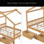 Lit plateforme House avec deux tiroirs, tête et pied de lit, toit-522526673