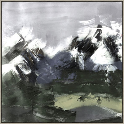 Impasto Mountain 2 Print