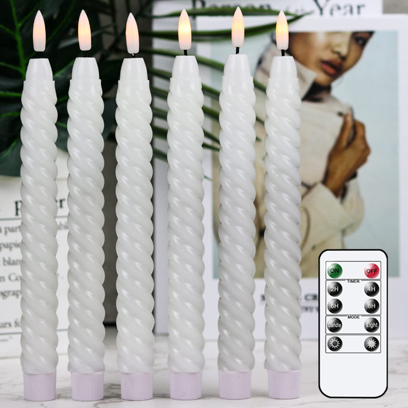 Bougies sans flamme, Blanc
