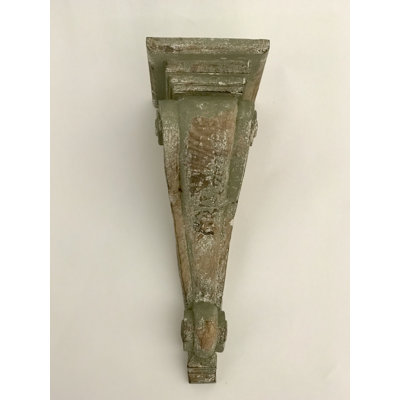 Almanza 1 Piece Solid Wood Bracket Shelf