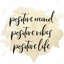 Positif esprit positif, impression encadrée Shapes Spiritual-434047672