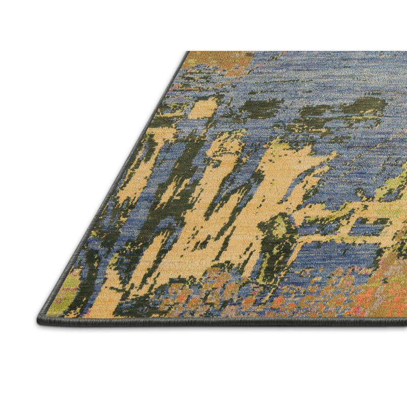 Tapis abstrait moderne 5379, Rectangle 4 pi x 6 pi