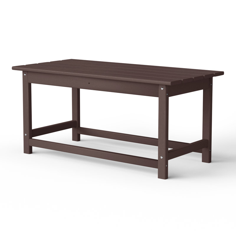 Table basse d'extérieur Laguna, Marron foncé