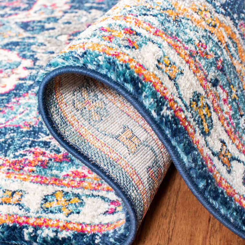 Gourdine Performance Oriental Rug, Round 6'7"