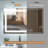 Modern Frameless Rectangular LED Lighted Bathroom Vanity Mirror with Defogger-1227574495