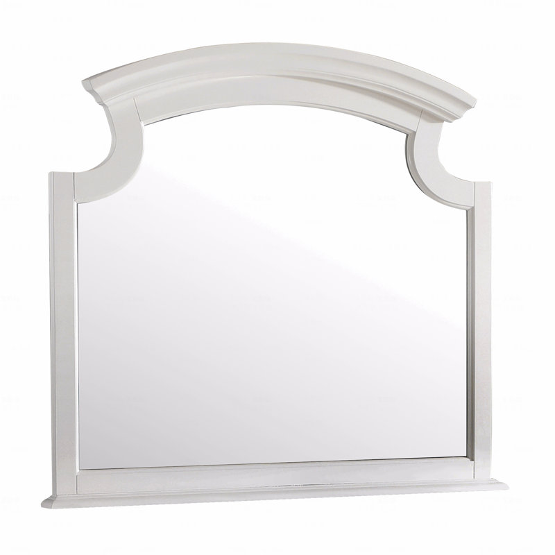 Basic Modern Accent Mirror, For Home Decoration, White