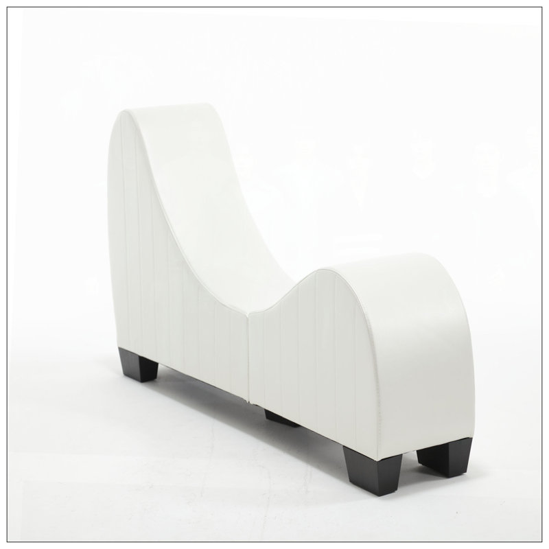 Fauteuils d'appoint, PVC blanc