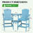 Wolak HDPE Outdoor Adirondack Chair Set With Table-885886589
