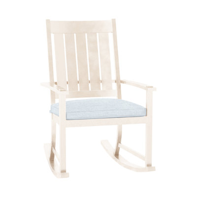 Club Wrought Outdoor Slatted Rocker