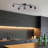 34'' 5 -Light Fixed Track Track Kit with Dimmable and Adjustable Head