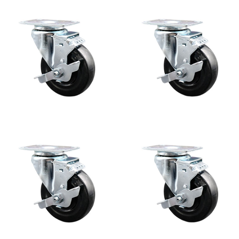 Avantco Swivel Caster with Brake Replacement Set
