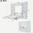 Wall bed with desk and bookshelf-1400724026