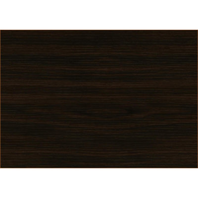 Bureaux, bureau de coin en L 58 po, stratifié brun espresso moderne, métal noir | Panneau de particules | Espresso