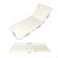 Ensemble de chaises longues en bois d'acacia massif avec coussin de détente (crème et plis triples) - version gris foncé assortie disponible-975259678