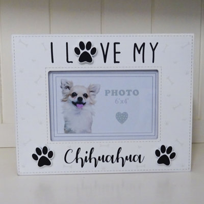 Dahl White Solid + Manufactured Wood Picture Frame