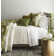 Majorelle Embroidered Throw Blanket