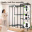 174cm Adjustable Portable Wardrobe