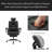 Office Chair Ergonomic 200 Kg PU Leather Computer Chair With Lumbar Support And High Backrest, Ergonomic Desk Chair With Liftable Headrest-119330720