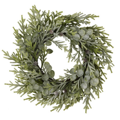 Annija 50 cm Eucalyptus Plastic Artificial Wreath