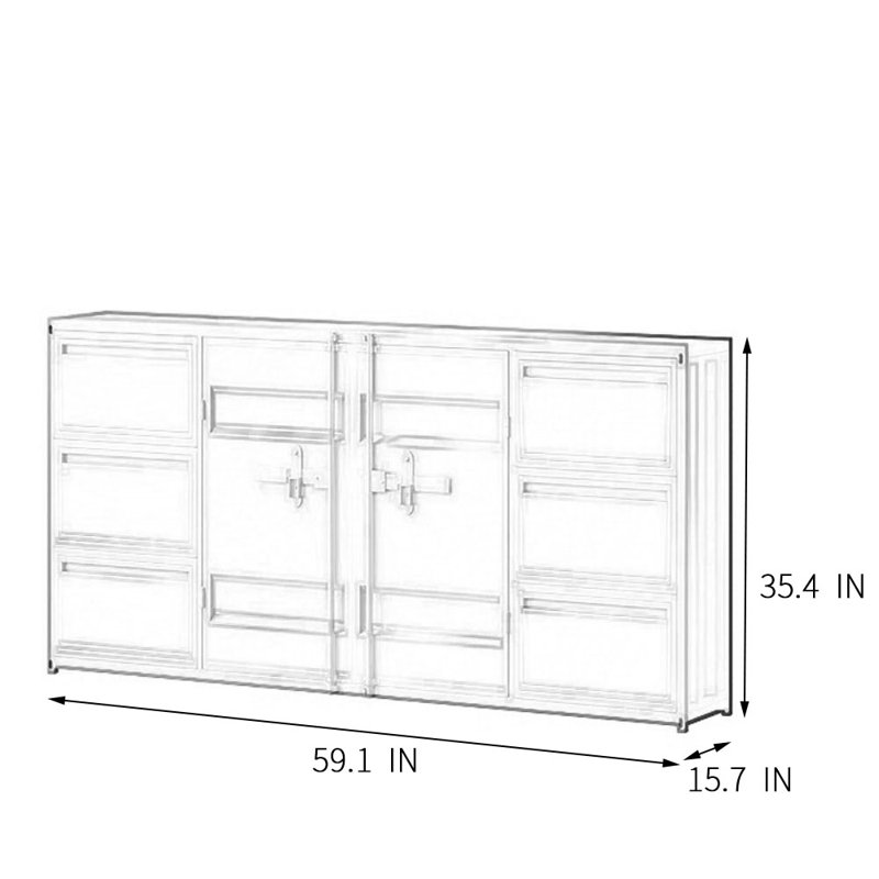 Julena 59.05'' Sideboard, Black