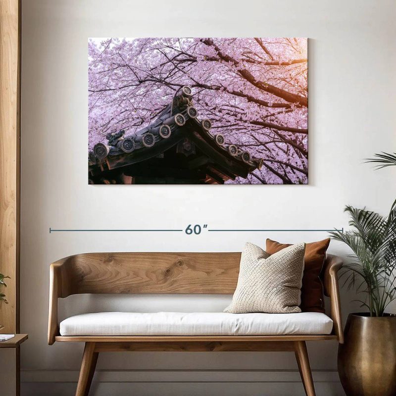 Harnek Blossoming Sakura Tree, 30" H x 45" W