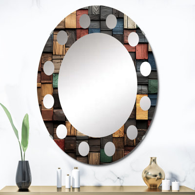 Percival - Miroir mural moderne ovale