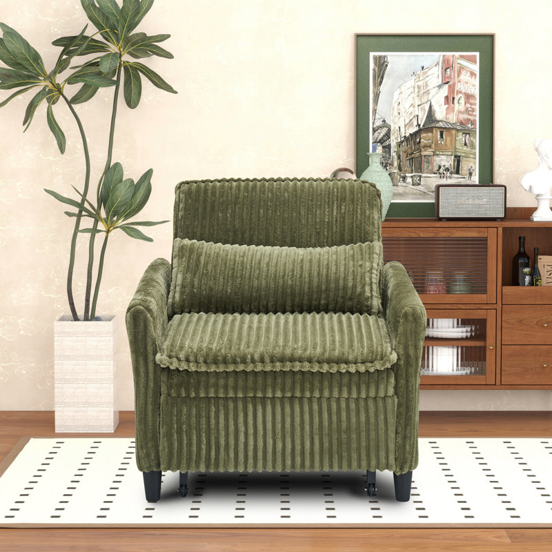 Fauteuil convertible convertible 3-en-1, Vert