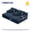 Ensemble de méridienne 2 pièces luxueux en velours côtelé, canapé-lit convertible 2 en 1 avec coussins et pochette de rangement-1501748302