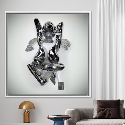 3d Silver Couple Wall Art, Couple Hugging Canvas, Silver Wall Decor, Romantic Couple Wall Art, Eroctic Canvas, Abstract Wall Decor, A-225
