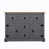 Dark Grey/Brown Solid Wood/MDF