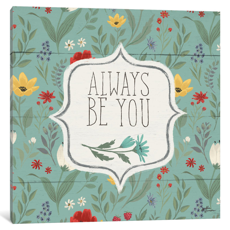 «Blooming pensts VII», impression sur toile, H 26 po x l 26 po x P 1,5 po, Toile tendue, Pas de tapis