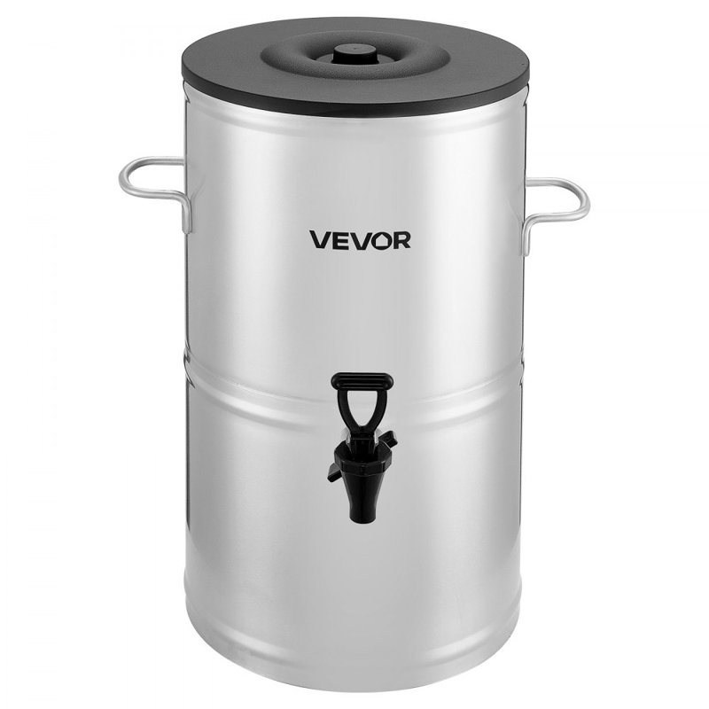 Distributeur de thé glacé 4 gallons / 15 L pour jus de thé glacé café en acier inoxydable 304
