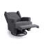 Fauteuil inclinable et oscillant rembourré classique-1406458709