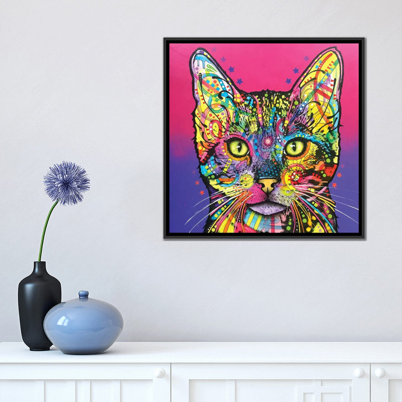 «Shiva», impression sur toile, H 18 po x l 18 po x P 1,5 po, Cadre noir