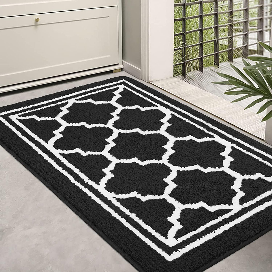 Washable Door Mats Indoor,Non-Slip Low Profile Doormat,80 Cm