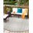 Indoor/Outdoor Outdoor Garden Plaid Area Rug Gray Color-1378301801