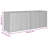 vidaXL Garden Storage Cabinet Gray 78"x21.9"x31.5" Poly Rattan-88344684