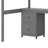 Jaxsten Twin Size Loft Bed Frame with Built-in Desk and Double Storage Drawers-445800398