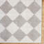 Grey Modern Washable Shaggy Rug, Chequered Anti-Slip Rug For Living Room, Dining Room, Bedroom, Kitchen-1008083906