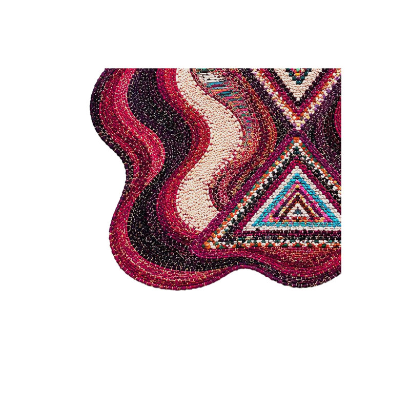 Tapis tissé à motif nautique Mosso, 2' x 2'11"