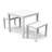 Rectangular 7- Piece 6- Person 180cm L Table Set