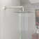 12 Inch Rain Shower Head High Pressure High Flow Square Stainless Steel Rainfall Showerhead