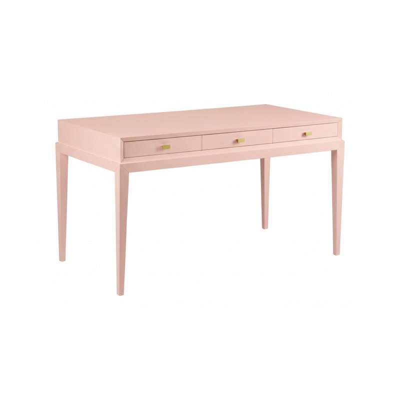 Solid Wood Writing Desk, Teacup Rose