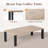 5-Person Patio Furniture Set With Single Seat, Swivel Chair, 3-Seater, 2 Ottomans & Coffee Table, Outdoor Wicker Rattan Sectional Seating Group, All Weather Sofa Conversation Set With Cushions