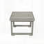 Table d'appoint de patio en bois d'acacia moderne et rustique, table d'appoint robuste pour jardin extérieur